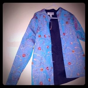 Sam Hilu Classic silk Light Jacket